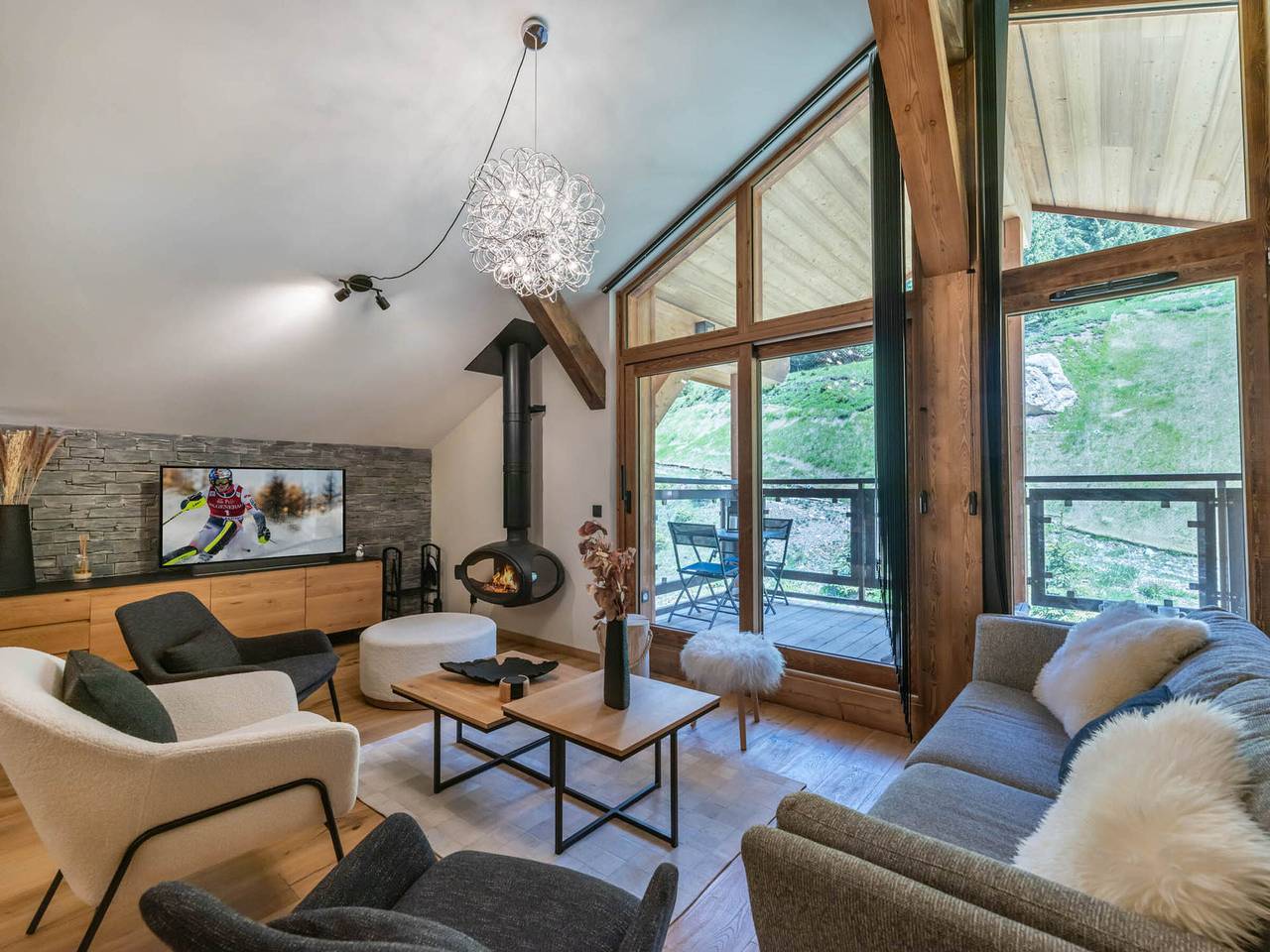 Appartement entier, Superbe penthouse à Courchevel 1650 avec cheminée, 3 chambres in Courchevel 1650 (Moriond), Saint-Bon-Tarentaise