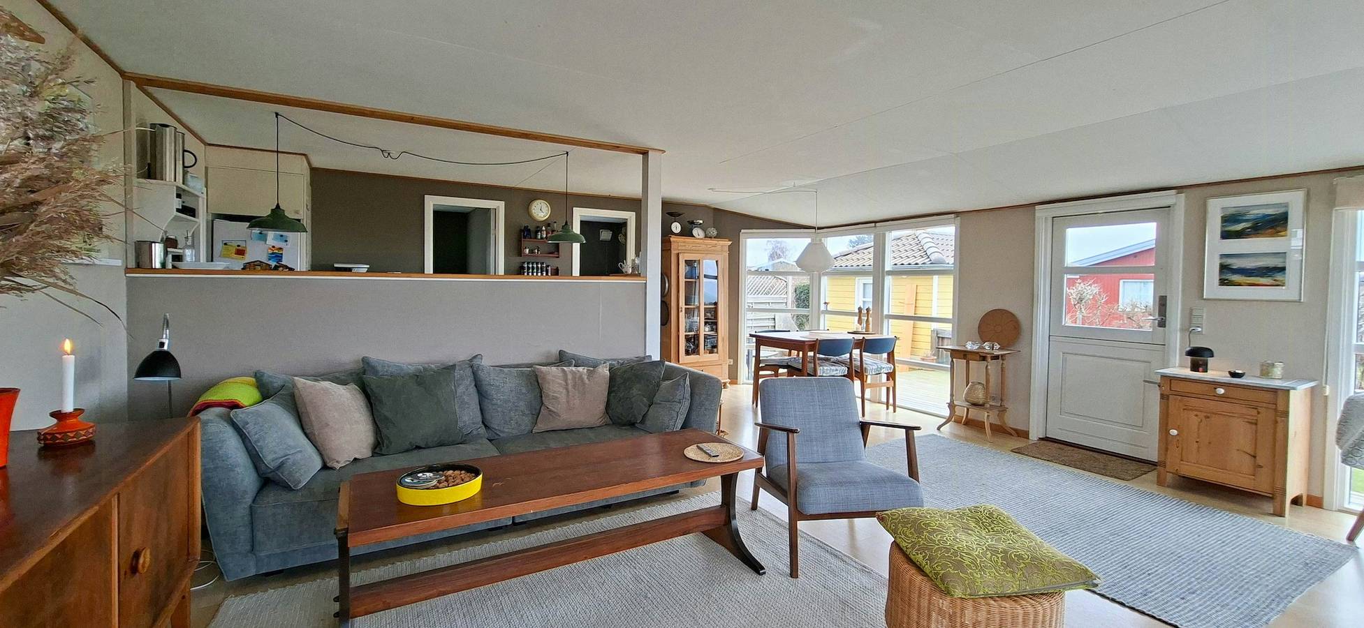 Gemütliches gelbes Ferienhaus mit Meerblick in Drøsselbjerg, Slagelse