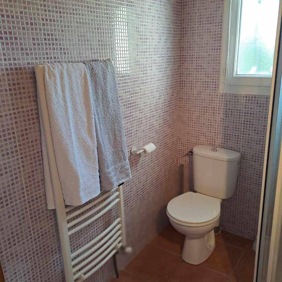 Queen Room with Pool View in L'Auxinell, Castelnou