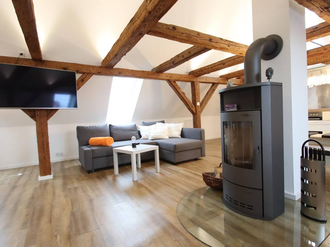 Ganze Wohnung, Atelier mit Kaminofen am Plauer See in Barkhagen, Ludwigslust-Parchim