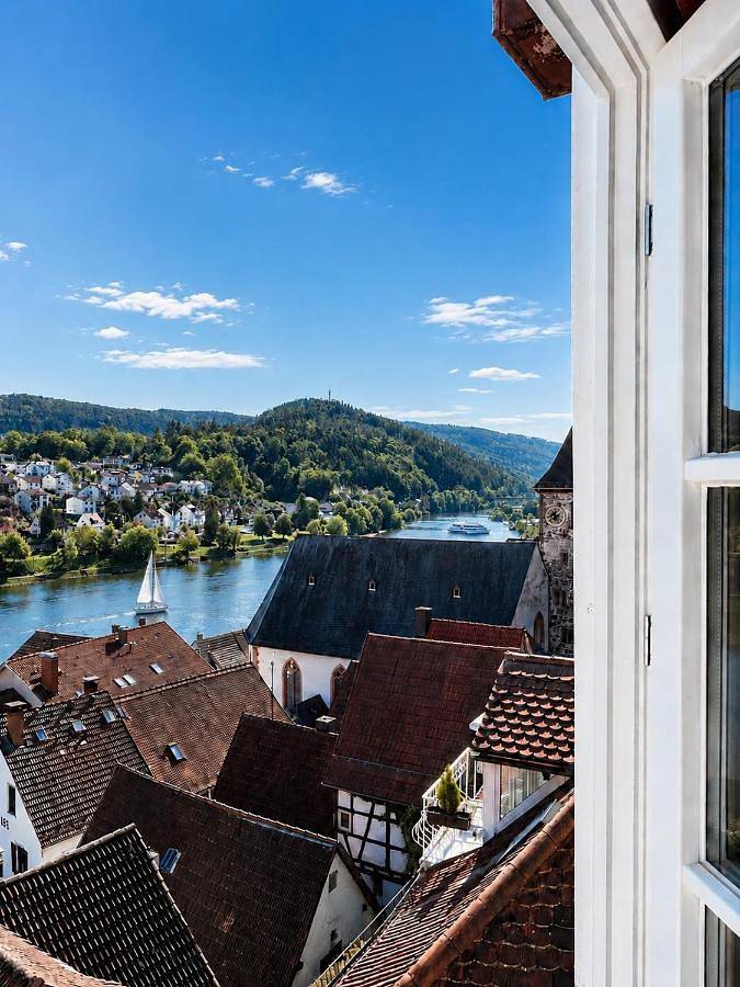 Ferienwohnung für 2 Personen, mit Terrasse und Garten sowie Ausblick in Hirschhorn (Neckar) - 4
