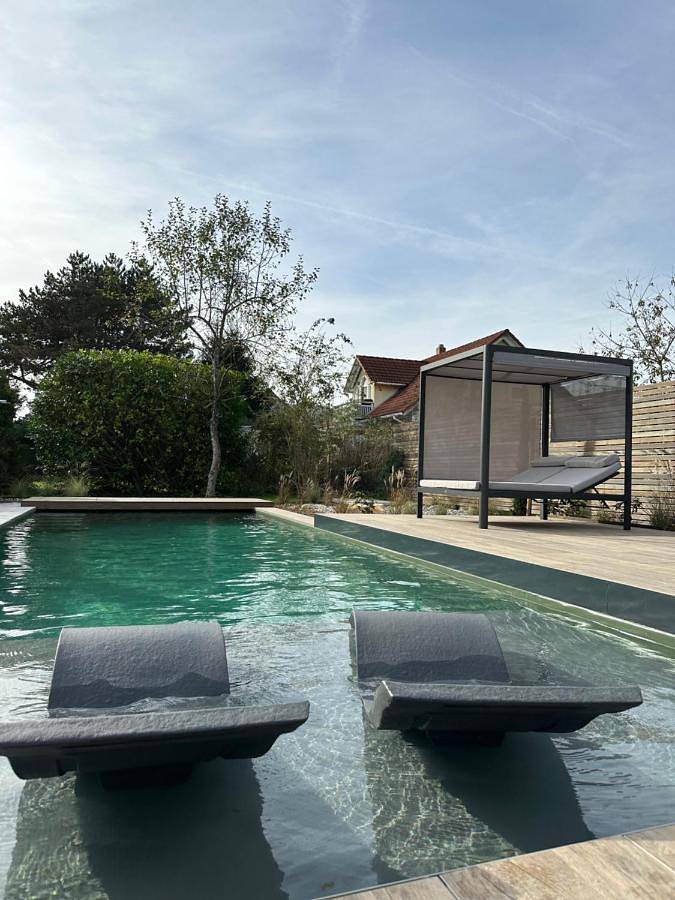 Ferienwohnung für 5 Personen, mit Garten und Ausblick sowie Pool - 1