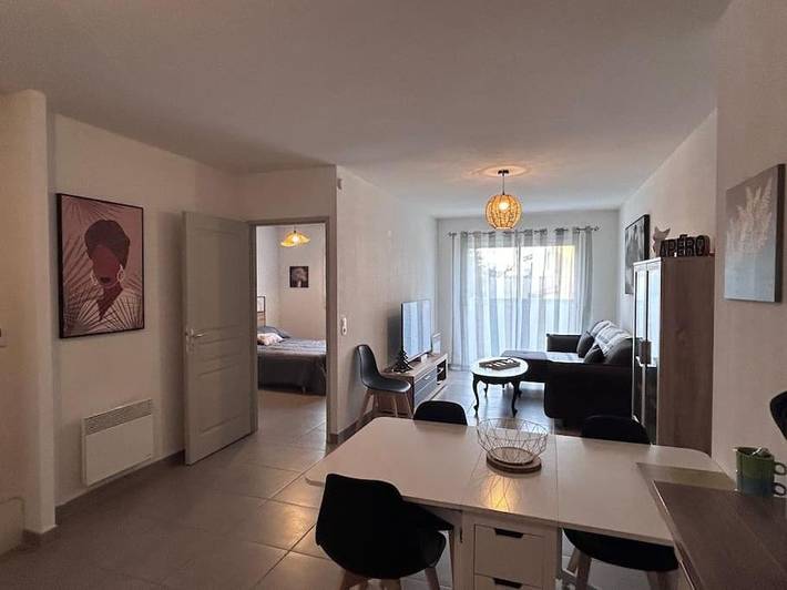 Location de vacances pour 4 personnes, avec Terrasse et Vue à Saleilles
