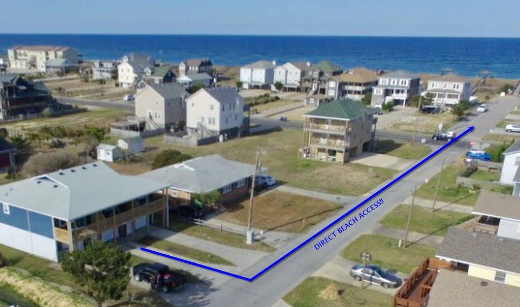 Ganze Wohnung, Beach Haven, Neu & Renoviert, 2018! , weniger als 1 Block zum Strand! Volle Küche. in Nags Head, Dare County