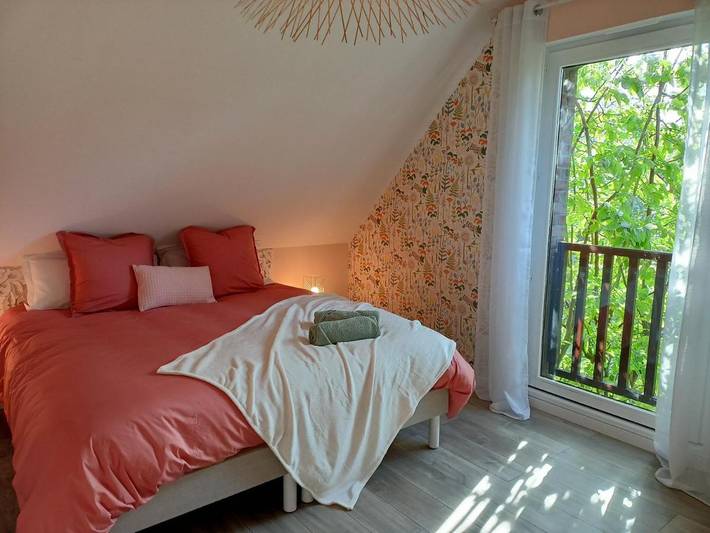 Gîte pour 4 personnes, avec Terrasse ainsi que Jardin et Vue à Verlinghem