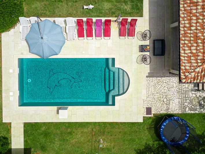 Villa für 10 Personen, mit Pool und Terrasse in Kroatien - 2