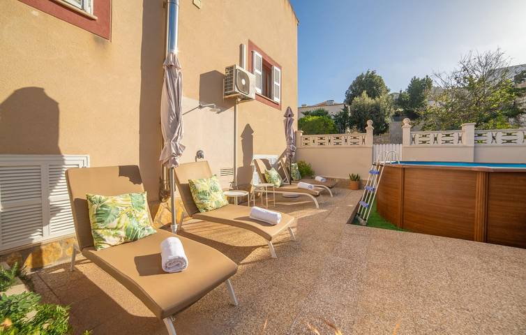 Acogedor apartamento con piscina, aire acondicionado y barbacoa cerca de la playa de Son Moll in Capdepera, Mallorca Este
