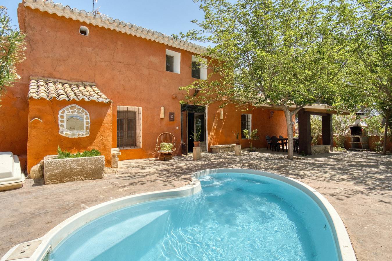 Casa de Campo 'Señores Y Tía Juana' com Vista para a Montanha, Piscina Privada e Wi-Fi in Monóvar, Alicante (Regiao)