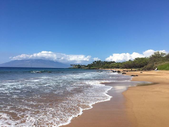 Vacation rental for 2 people, with balcony and pool as well as hot tub in Wailea