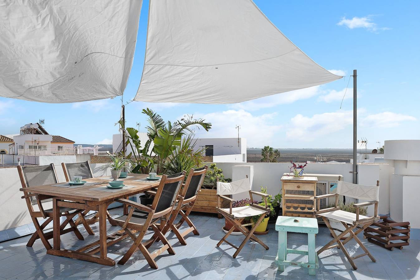 Apartamento inteiro, Apartamento de férias "Aba Dalí Silver" com vista para o mar, terraço partilhado e Wi-Fi in Conil de la Frontera, Costa de la luz