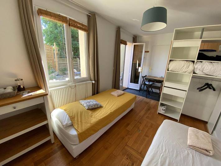 Appartement de vacances pour 3 personnes, avec terrasse, animaux acceptés