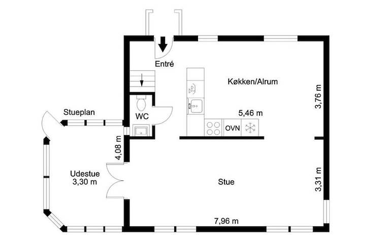 Ferienhaus für 6 Personen, mit Terrasse und Garten in Frederikshavn - 3