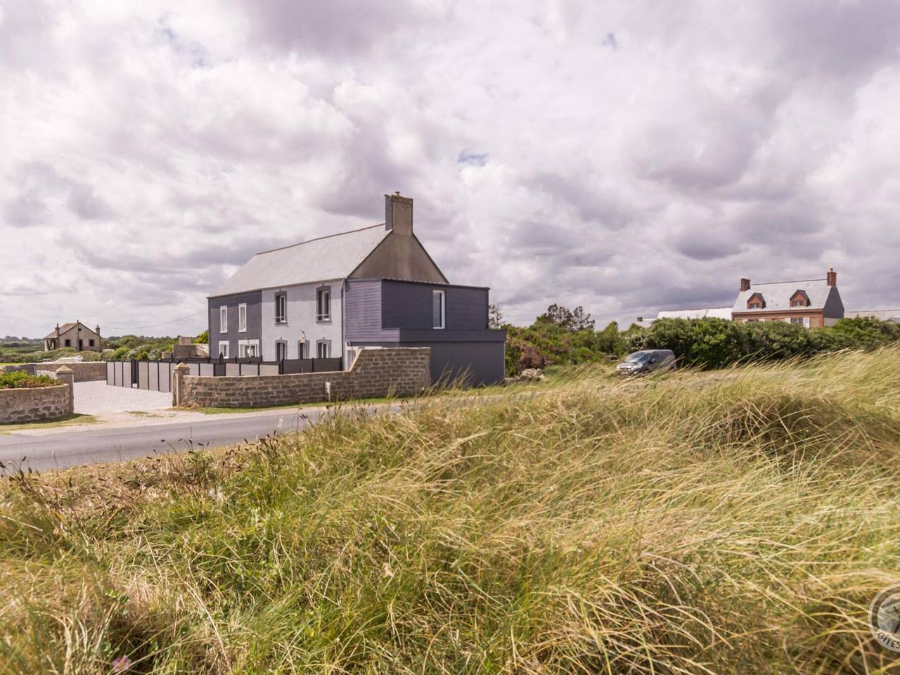 Familienferienhaus nahe am Strand in Saint-Marcouf, Cherbourg und Umgebung