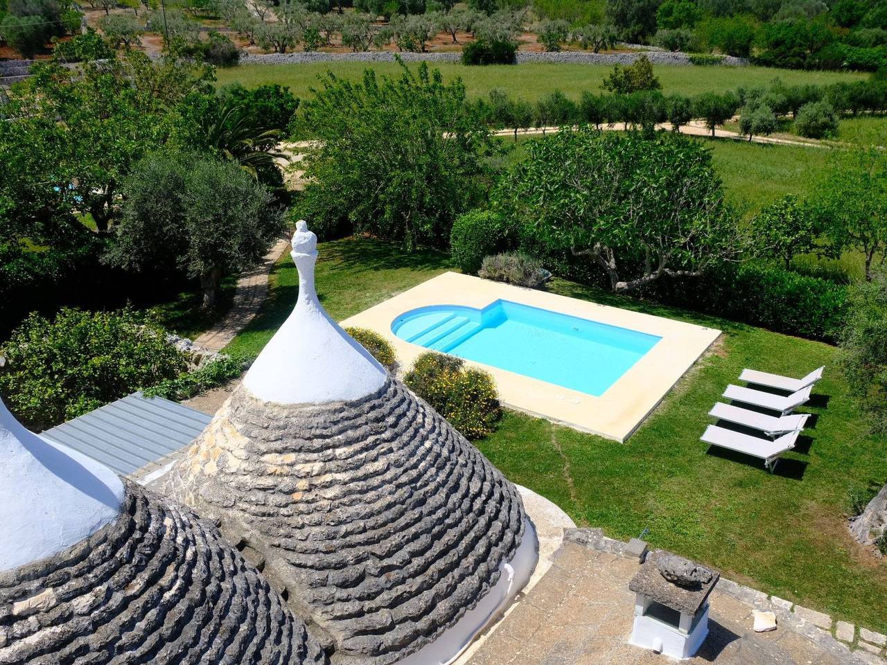Trullo auf dem Lande in Ostuni mit privatem Pool in Traghetto, Ostuni