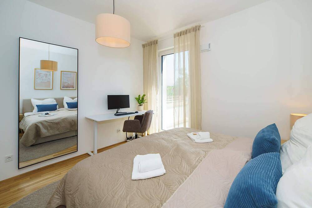 Ganze Wohnung, Luxuriöses 2-Zimmer-Apt im Scandi-Coastal-Stil I Toplage I Familienfreundlich I Balkon I Küche I Netflix I Kostenloser Parkplatz I 65 m2 in Eltville, Eltville am Rhein