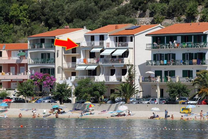 Ganze Wohnung, 1-Zimmer-Ferienwohnung am Strand Podgora, Makarska in Podgora, Makarska Riviera