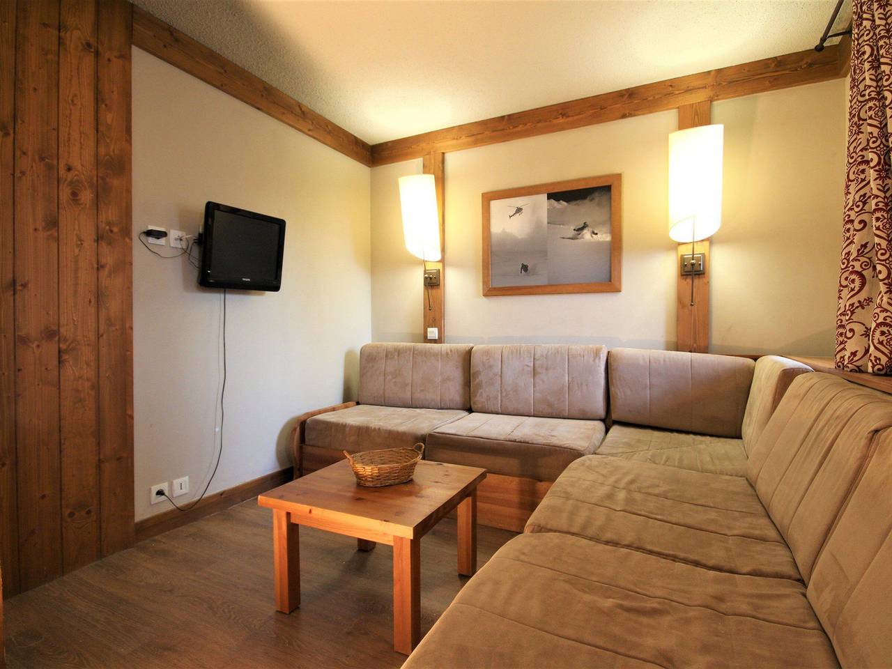 Gehele studio, Comfortable studio near slopes with terrace and ski locker in La Plagne, Bellentre