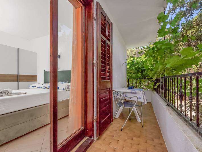 Ferienwohnung für 2 Personen, mit Balkon auf Hvar