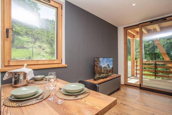 Chalet for 6 people, with Garden in Breuil