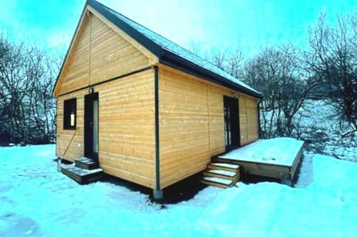 Chalet pour 6 personnes, avec jardin et terrasse