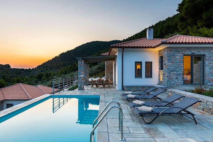 Ferienhaus für 4 Personen, mit Meerblick und Balkon sowie Terrasse und Garten auf Skopelos - 3
