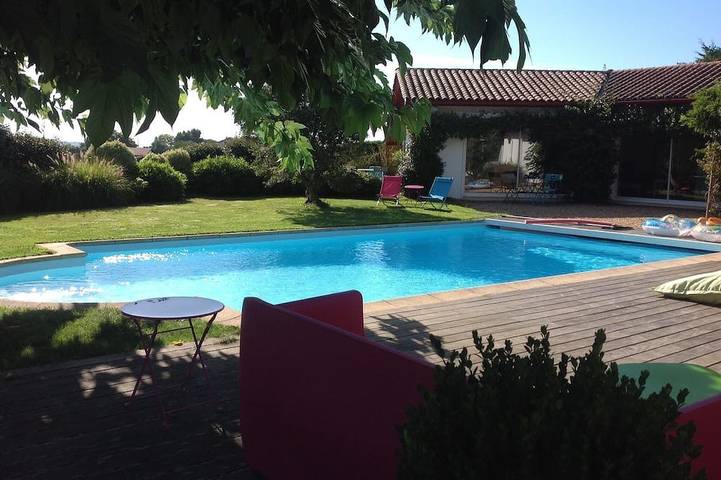 Appartement de vacances pour 2 personnes, avec Terrasse ainsi que Jardin et Piscine