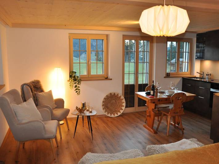 Appartement entier, Tüllerhus Studio in Saanenmöser, Saanen