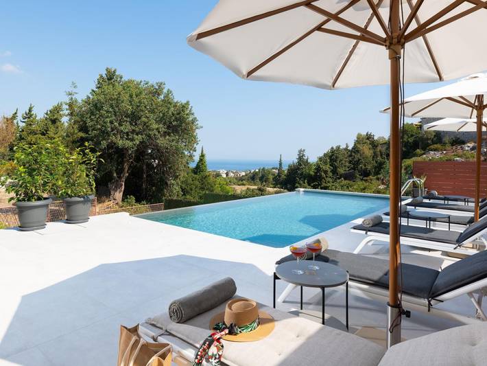 Ferienhaus für 6 Personen, mit Pool und Balkon sowie Garten in Koskinou - 2