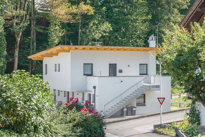 Ferienwohnung für 4 Personen, mit Garten und Ausblick