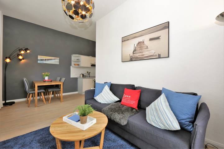 Apartament wakacyjny dla 3 osób, z balkon w Ahlbeck