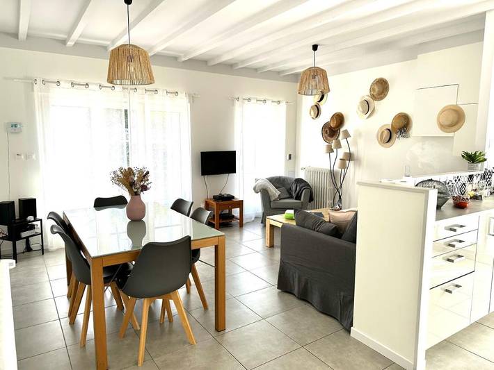 Maison de vacances pour 6 personnes, avec jardin, animaux acceptés