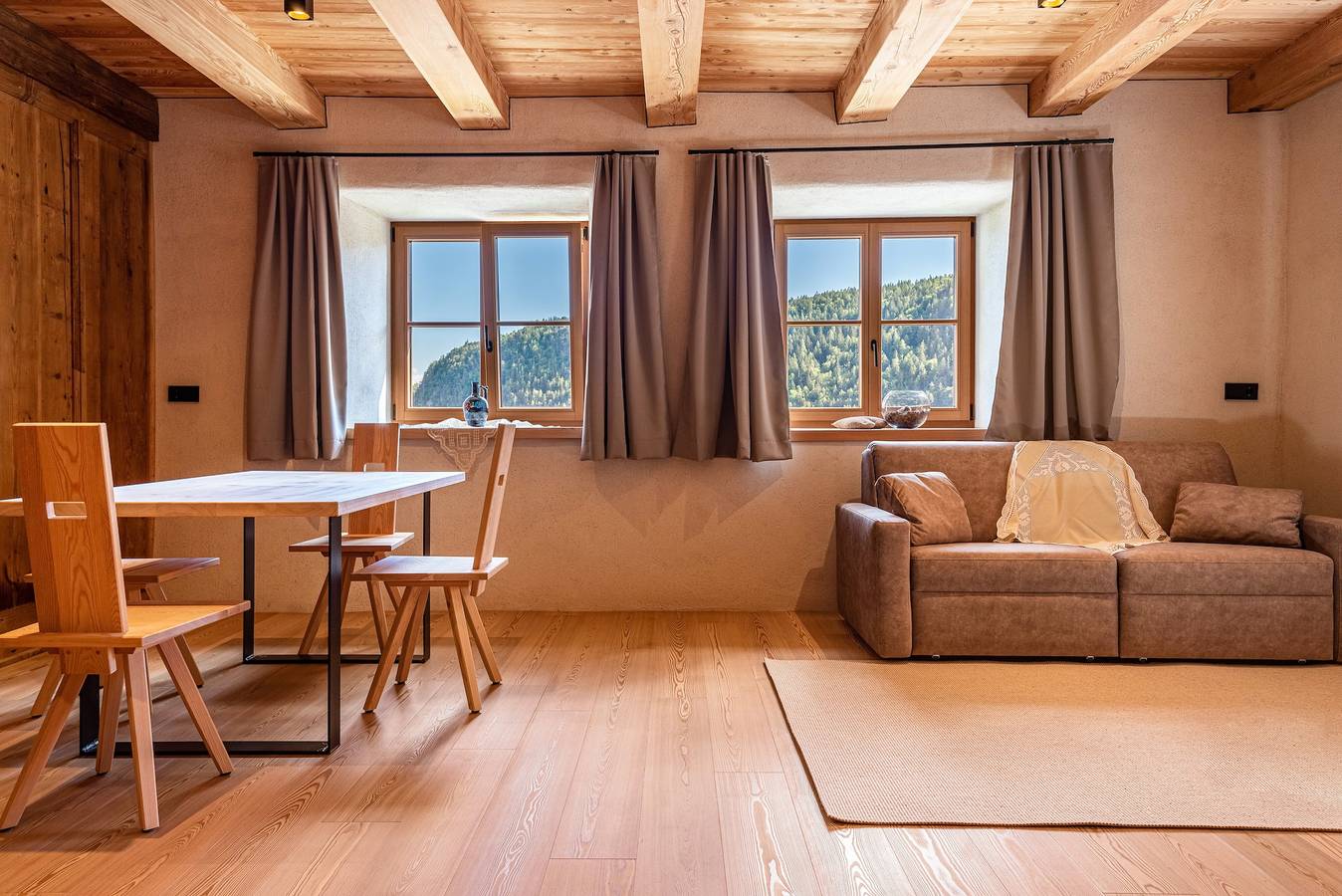 Ganze Wohnung, Ferienwohnung Egger an der Lahn - Nonna mit Bergblick, Terrasse und Wlan in Jenesien, Sarntaler Alpen