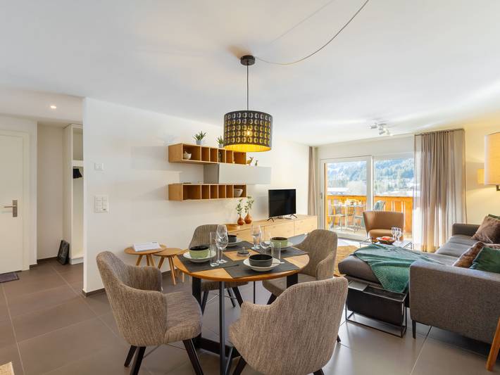 Gîte pour 4 personnes, avec jardin ainsi que balcon et vue à Kandersteg - 3