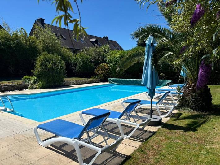 Maison de vacances pour 6 personnes, avec jardin ainsi que vue et piscine, adapté aux familles - 1