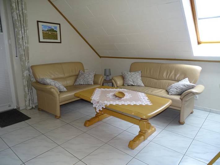 Ferienwohnung für 2 Personen, mit Balkon und Terrasse sowie Ausblick