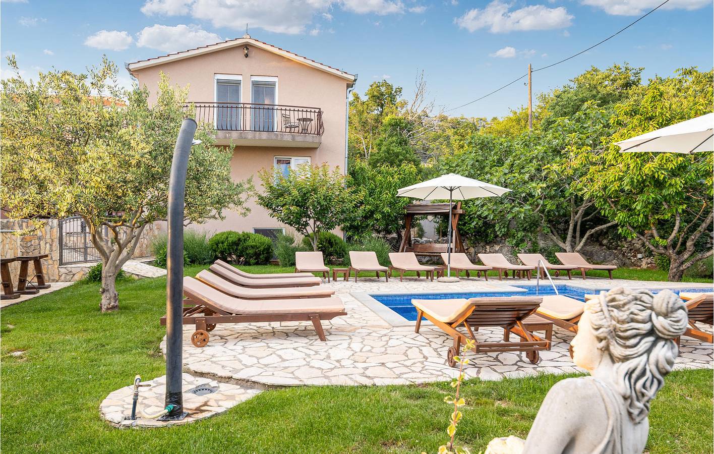 Ferienhaus für 18 Personen mit Sauna in Šestanovac, Makarska Riviera