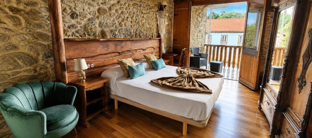 Casa rural para 2 personas, con Balcón y Jacuzzi además de Terraza y Jardín en Provincia de La Coruña - 3