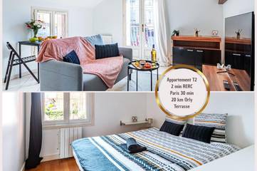 Gîte pour 2 personnes, avec jardin et terrasse à Saint-Michel-sur-Orge