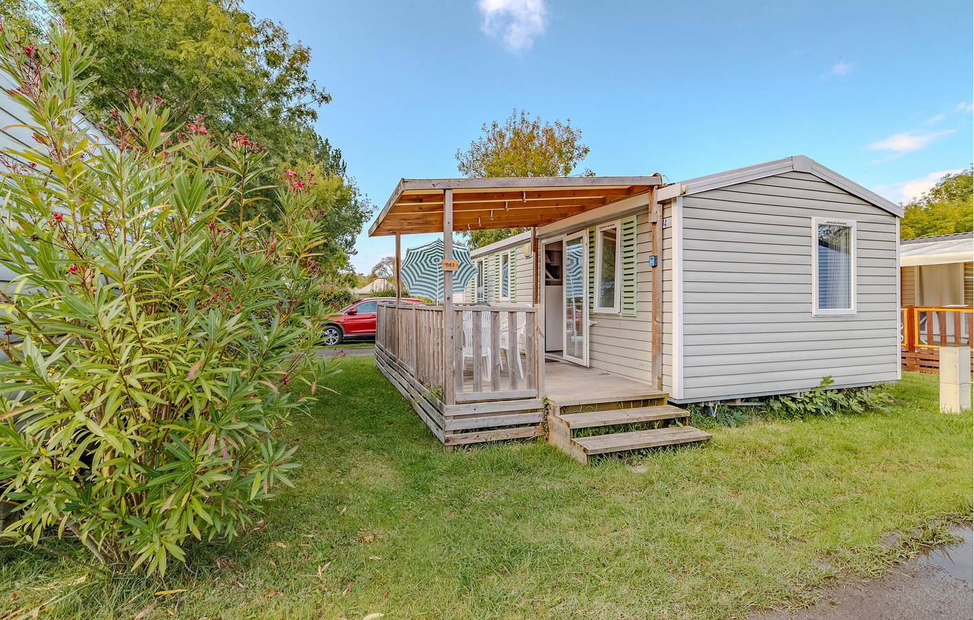 Mobilheim am Meer mit Pool, Terrasse und Garten in Saint-Georges-de-Didonne, Côte de Beauté