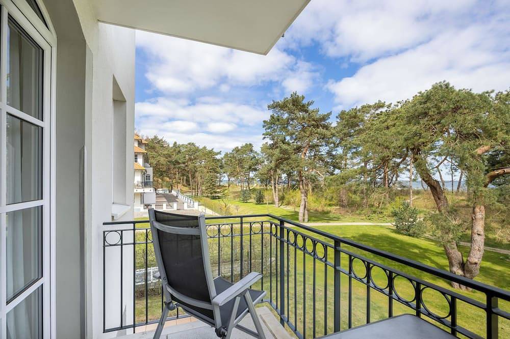 Ganze Wohnung, Balticperle/lux.Fewo dir. am Meer/direkt.Meerblick/elektr.Kamin/Sauna/Pool/Tg in Baabe, Rügen