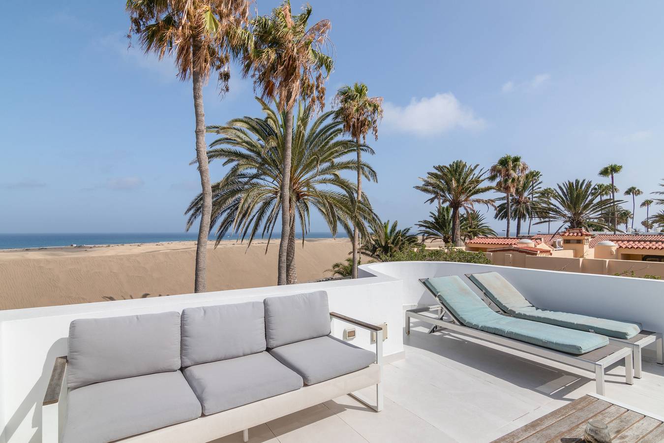 Dunas Privilege' avec vue sur la mer, Wi-Fi et climatisation in Maspalomas, San Bartolomé de Tirajana