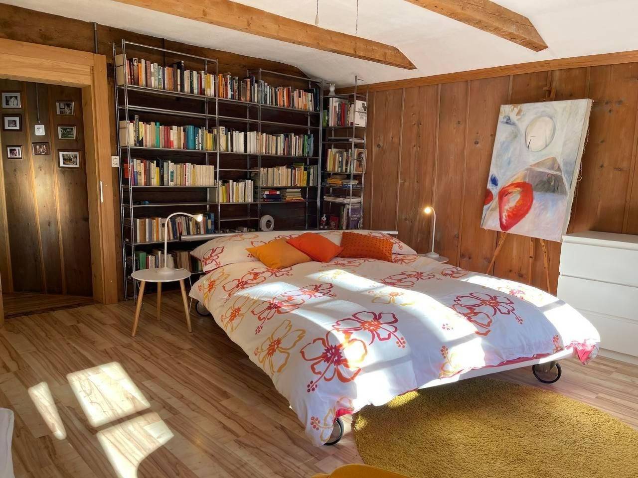 Chalet-Hausteil mit Garten im Dorfkern in Ringgenberg, Berner Oberland