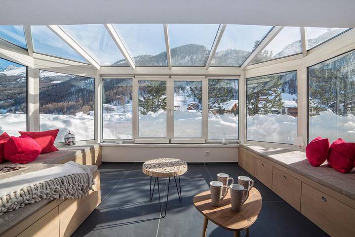 Gîte pour 8 personnes, avec balcon ainsi que sauna et jardin à Zermatt - 4