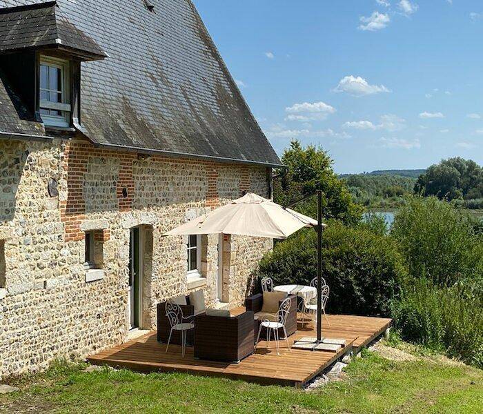 Gîte pour 6 personnes, avec Terrasse à Villequier