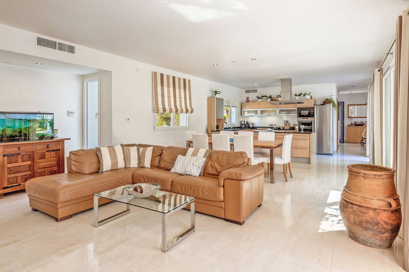 Villa 'Mon Obert' avec vue sur la mer, Wi-Fi et climatisation in Cala Serena, Felanitx