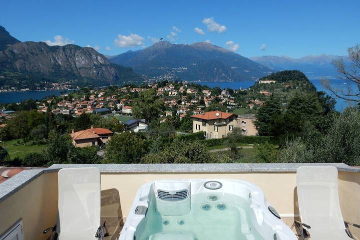 Ferienwohnung für 5 Personen, mit Whirlpool und Garten sowie Balkon in Bellagio