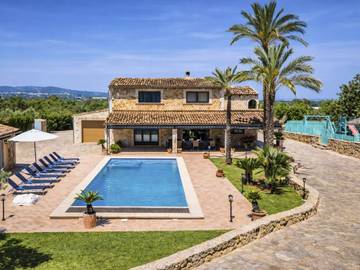 Villa in Inca, Mallorca Inselmitte für 9 