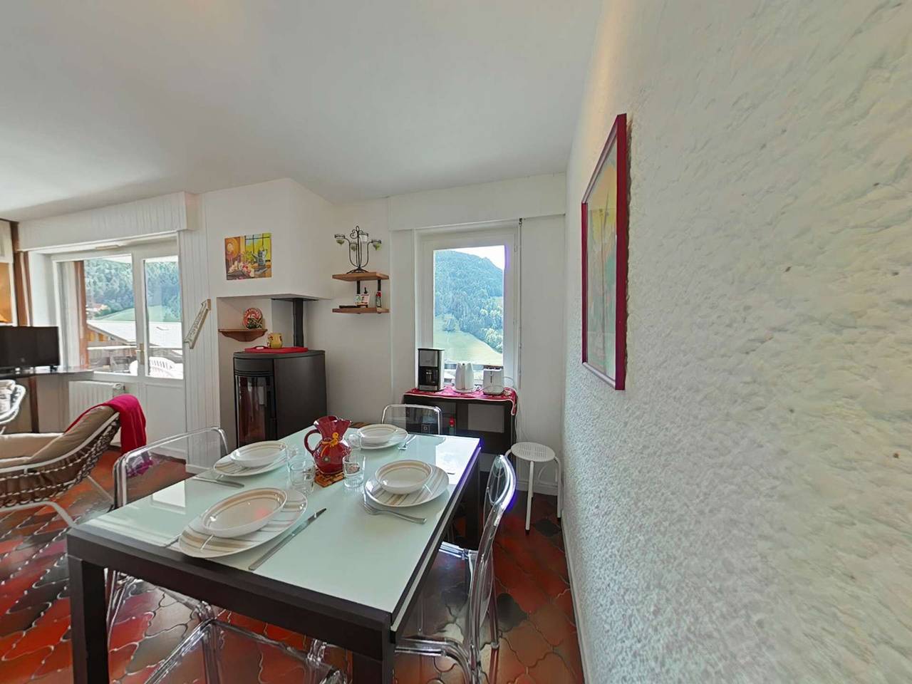 Geheel appartement, 3-room apartment, sleeps 6, Grand Bornand in Le Grand-Bornand, Annecy en omgeving