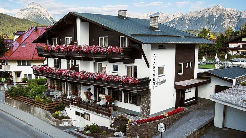 Hütte für 4 Personen, mit Balkon und Garten in Seefeld in Tirol