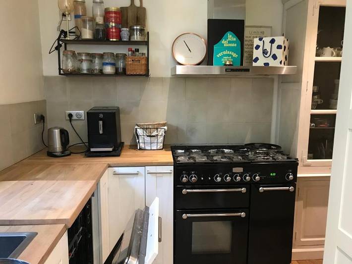 Appartement de vacances pour 3 personnes, avec jardin